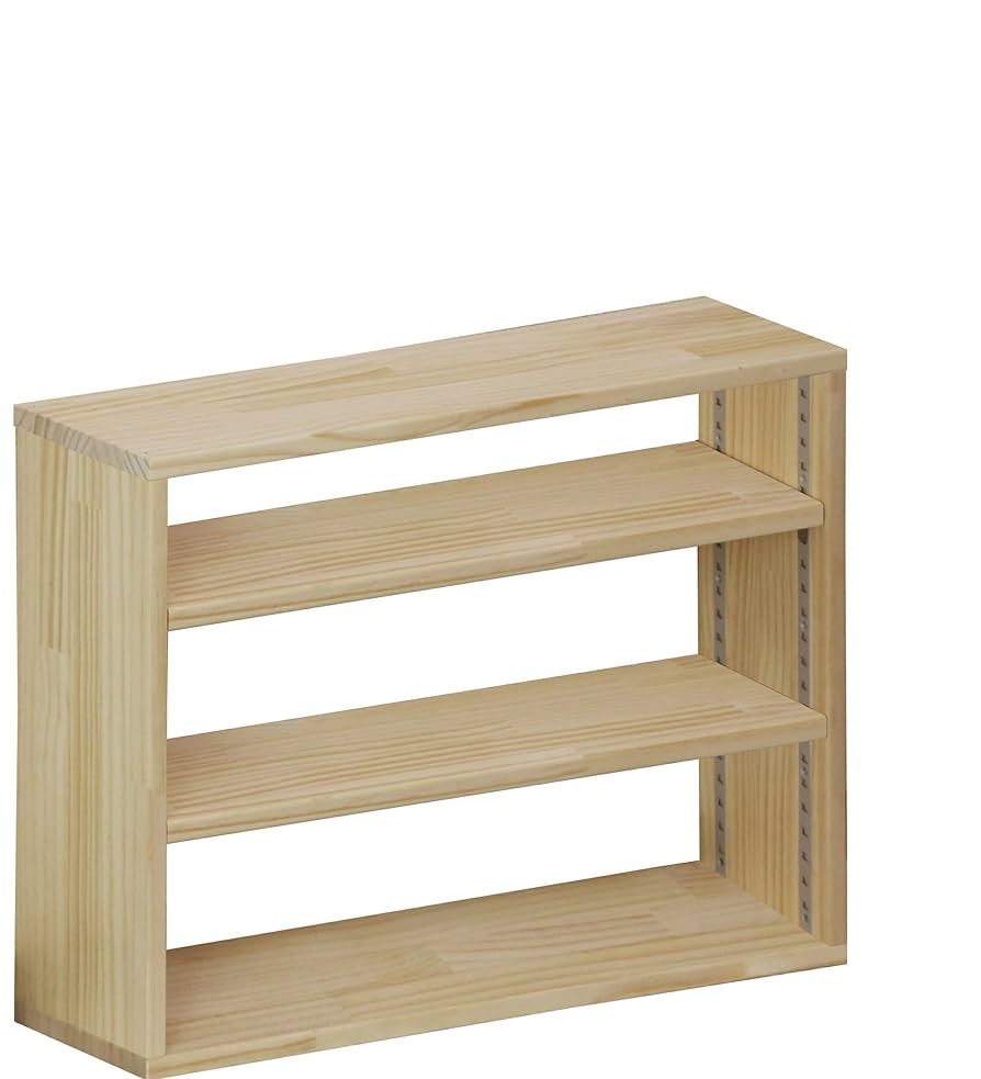 パイン材本棚 パイン材のガラス扉本棚（本棚/書棚/ブックシェルフ）｜通販の